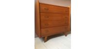 Commode vintage scandinave pieds compas 