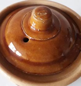 petit pot en gres avec son couvercle