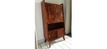 secrétaire vintage scandinave pieds compas, bureau 