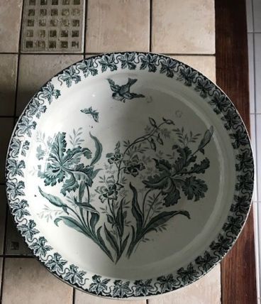 Ancienne vasque de toilette Moulin des Loups &amp; Hamage Orchid