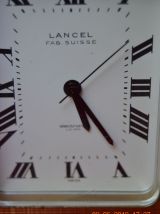 Pendule Lancel année 60 mouvement Suisse