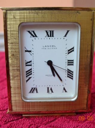 Pendule Lancel année 60 mouvement Suisse