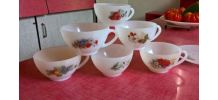 5 TASSES A THE DEPAREILLEES