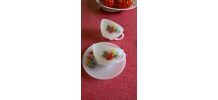 2 TASSES A THE + SOUCOUPES 
