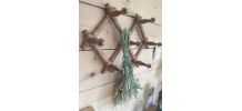 Porte manteaux mural pliable en bois 