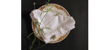 6 Serviettes de Table Brodées Main Anciennes