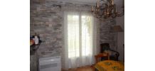 LOT 2 Tringles  fer forge + rideaux