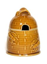 Petit Pot à Miel en céramique 1980 / Décor Ruche