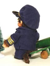 Rare Monchichi Kiki Pilote d'Avion / Collection Ajena 1980