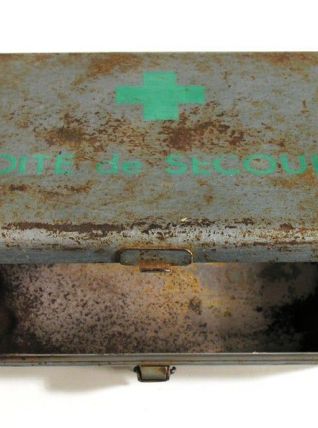 Boite Métal 1er Secours Rétro 1950