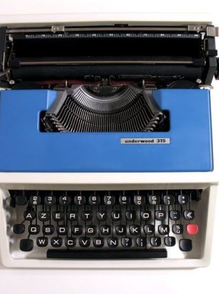 Machine à Ecrire Underwood 315 Vintage 1970