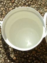 Pot a  lait Aluminium Ancien, peint