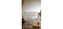 banquette en rotin 