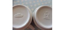 2 déjeuner café, thé ou chocolat belle qualité vintage