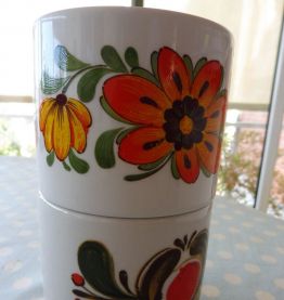 2 déjeuner café, thé ou chocolat belle qualité vintage