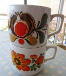 2 déjeuner café, thé ou chocolat belle qualité vintage