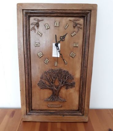 Horloge neuve pendule peinte main d'origine 