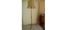 Lampadaire tripode laiton doré vintage