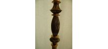 Lampadaire tripode laiton doré vintage