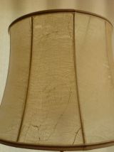 Lampadaire tripode laiton doré vintage
