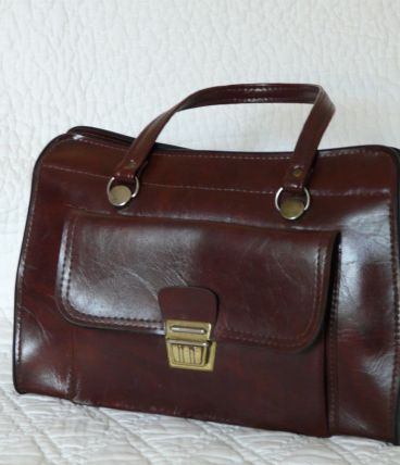Sac à main vintage marron occasion