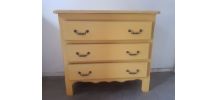 Commode en chêne jaune 3 tiroirs