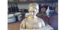 buste de femme en platre