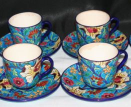 Emaux de Longwy Service à café Art Déco