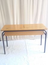 BUREAU A DOUBLE ABATTANTS
