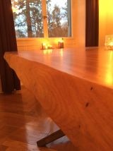 Table Ebeniste Acajou Massif