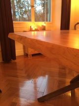 Table Ebeniste Acajou Massif