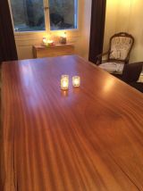 Table Ebeniste Acajou Massif
