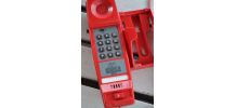 Téléphone Vintage rouge année 70
