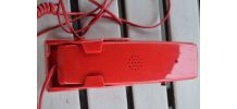 Téléphone Vintage rouge année 70