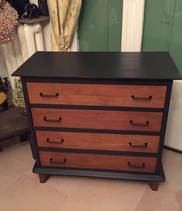 Commode vintage bois massif parfait état