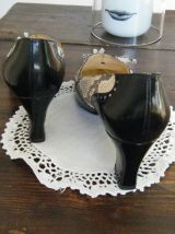 Escarpins "Evelins" Cuir et Python 36,5 - 37 Vintage 