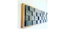 Décoration murale en bois 