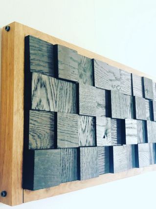 Décoration murale en bois 