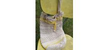 Petit cabas crocheté 