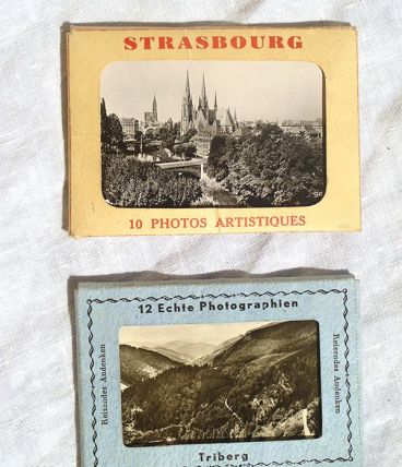 lot  de  2 mini album photo , ancien