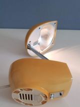 lampe réveil vintage style space age  avec bras articulé