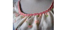 Longue robe hippie bohème romantique fleurie vintage 60's 70