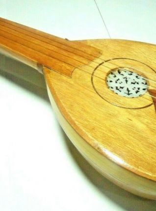 Petit  Luth Instrument Musique Original Fait Main Collection