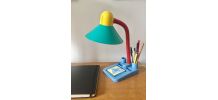 Lampe de bureau multicolore 