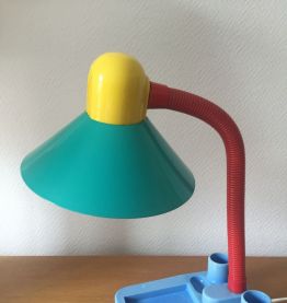 Lampe de bureau multicolore 