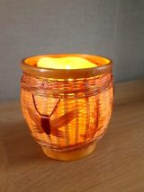Petit cache pot en osier 