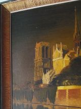 Notre-Dame de Paris de nuit signé RONDA