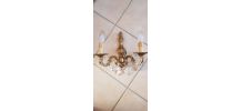 Applique murale laiton