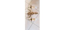 Applique murale laiton