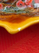 Plat VALLAURIS forme de feuille